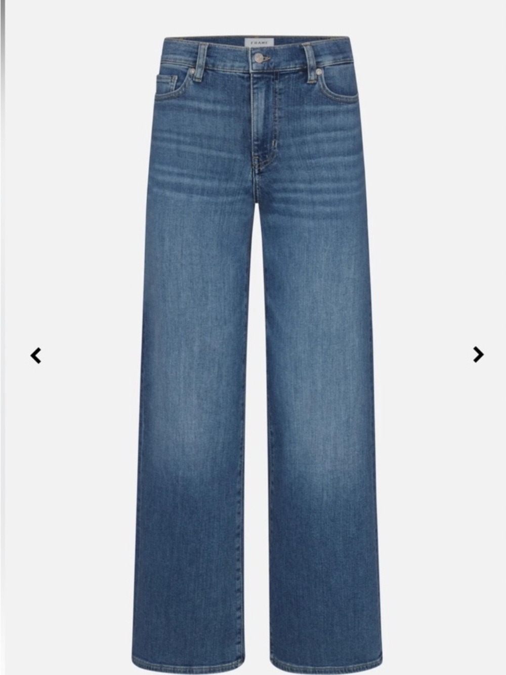 NWT Frame Le Slim Palazzo wide leg jeans in Drizzle